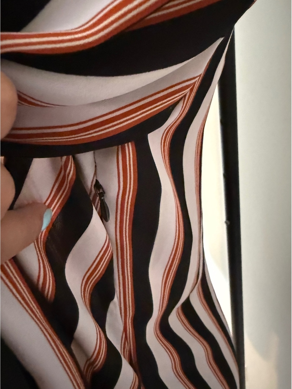 Chelsea28 Women's Striped Wrap Blouse XL - Picture 5 of 8